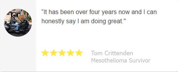 tom crittenden mesothelioma survivor